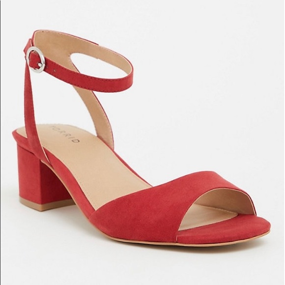 red high heels wide width